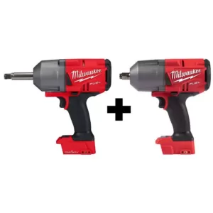 Milwaukee M18 FUEL 18-Volt Lithium-Ion Brushless Cordless 1/2 in. Impact Wrench with Standard and Extended Anvil (Tool-Only)