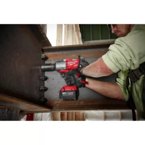 Milwaukee M18 FUEL ONE-KEY 18-Volt Lithium-Ion Brushless Cordless 1/2 in. Impact Wrench with Friction Ring With Protective Boot