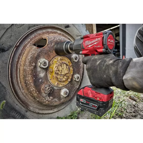 Milwaukee M18 FUEL Gen-2 18-Volt Lithium-Ion Brushless Cordless Mid Torque 1/2 in. Impact Wrench w/Friction Ring (Tool-Only)