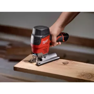 Milwaukee M12 12-Volt Lithium-Ion Cordless Jig Saw and Multi-Tool Combo Kit W/ (1) 2.0Ah Battery and Charger