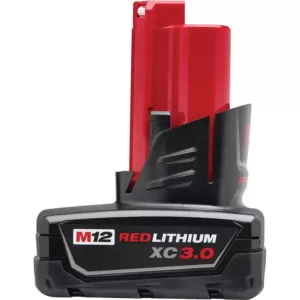 Milwaukee M12 12-Volt Lithium-Ion Cordless LED High Performance Flashlight with M12 Jobsite Speaker and 3.0 Ah Battery