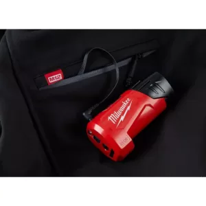 Milwaukee M12 12-Volt Lithium-Ion Cordless LED High Performance Flashlight W/ M12 Portable Power Source/Charger & 3.0Ah Battery