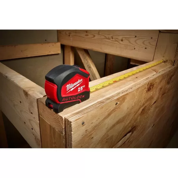 Milwaukee 7 in. Billet Torpedo Level W/ 25 ft. Compact Tape Measure