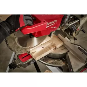 Milwaukee M18 FUEL 18-Volt Lithium-Ion Brushless Cordless 12 in. Dual Bevel Sliding Compound Miter Saw with Stand (Tool-Only)
