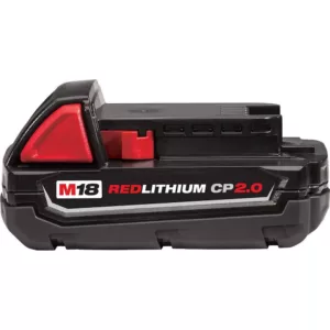 Milwaukee M18 18-Volt Lithium-Ion 2.0 Ah Compact Battery