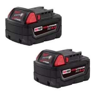 Milwaukee M18 18-Volt Lithium-Ion XC Extended Capacity Battery Pack 5.0Ah (6-Pack)