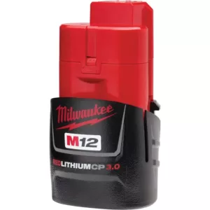 Milwaukee M12 12-Volt Lithium-Ion Compact Battery Pack 3.0Ah (2-Pack)
