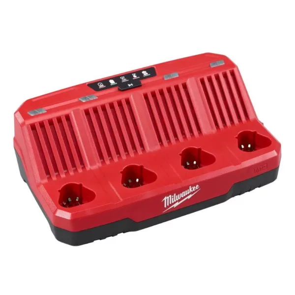 Milwaukee M12 12-Volt Lithium-Ion 4-Port Sequential Battery Charger