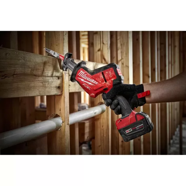 Milwaukee M18 FUEL 18-Volt Lithium-Ion Brushless Cordless HACKZALL Reciprocating Saw/Circular Saw/Grinder Combo Kit (3-Tool)