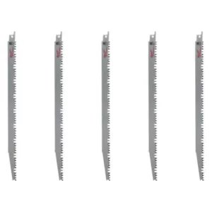 Milwaukee 12 in. 5 TPI Pruning SAWZALL Reciprocating Saw Blades (5-Pack)