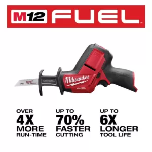 Milwaukee M12 FUEL 12-Volt Lithium-Ion Brushless Cordless HACKZALL Reciprocating Saw (Tool-Only)