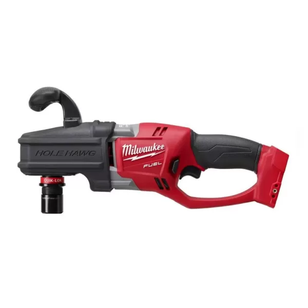 Milwaukee M18 FUEL 18-Volt Lithium-Ion Brushless Cordless 1/2 in. Hole Hawg Right Angle Drill With Quik-Lok (Tool-Only)