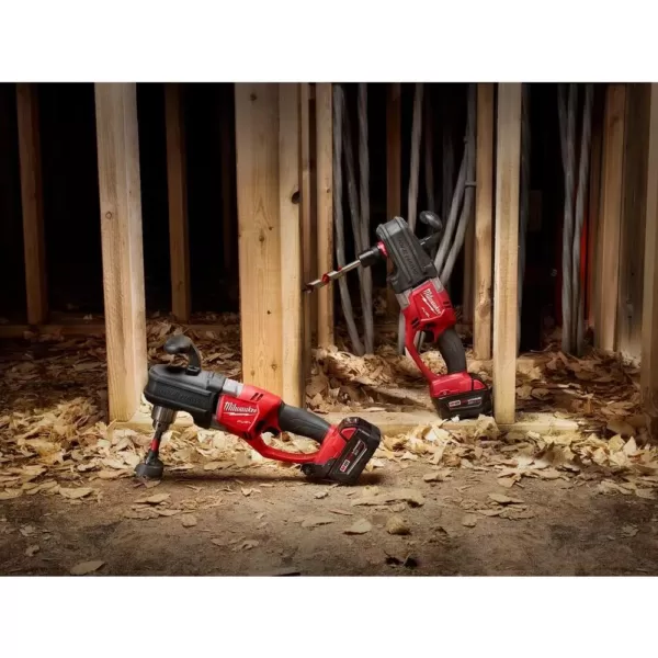 Milwaukee M18 FUEL 18-Volt Lithium-Ion Brushless Cordless 1/2 in. Hole Hawg Right Angle Drill With Quik-Lok (Tool-Only)