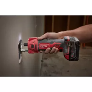 Milwaukee M18 18-Volt Lithium-Ion Cordless Rotary Cut Out Tool Kit with Two 3.0 Ah Batteries, Charger and Tool Bag