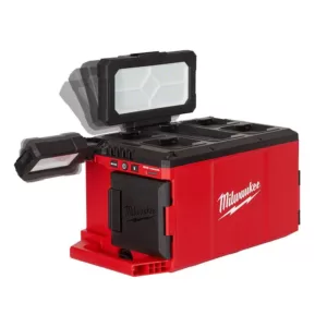 Milwaukee M18 18-Volt Lithium-Ion Cordless PACKOUT 3000 Lumens LED Light with Built-In Charger