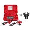 Milwaukee M18 18-Volt Lithium-Ion Cordless FORCE LOGIC 600 MCM Crimper Kit with 750 MCM Cu/1000 MCM Al Cable Cutting Jaw