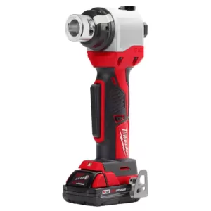 Milwaukee M18 18-Volt Lithium-Ion Cordless Cable Stripper Kit for Cu and Al RHW/RHH/USE Wire Cutting