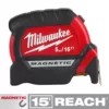 Milwaukee 5 m/16 ft. x 1 in. Compact Magnetic Tape Measure with 15 ft. Reach