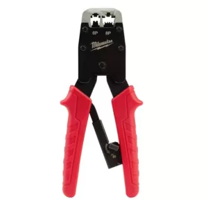 Milwaukee Electrician Snips and Impacting Punchdown Tool and Ratcheting Modular Crimper Hand Tool Set (3-Tool)