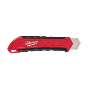 Milwaukee 25 mm Snap Off Knife with Metal Lock and Precision Cut Blade