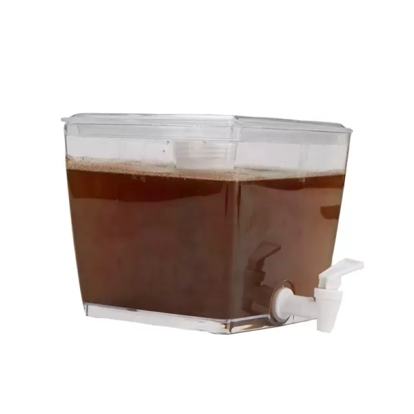 Mind Reader 6.4 Qt Clear Cold Brew Beverage Dispenser Chiller/Infuser with Removable Filter