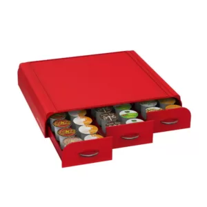 Mind Reader Anchor 36-Capacity Red K-Cup Storage Drawer