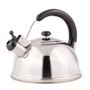 Creative Home Cobra 10.8-Cup Stainless Steel with Whistle Stovetop Tea Kettle
