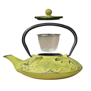Old Dutch Agon Koi 3.12-Cup Teapot in Moss Green