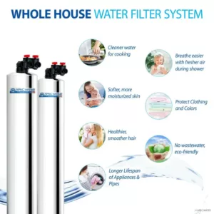 APEC Water Systems Premium 10 GPM Salt-Free Water Softener and Whole House Water Filtration System