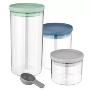 BergHOFF Leo 3-Piece Glass Food Container Set