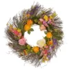 National Tree Company 24 in. Spring Wildflower Wreath
