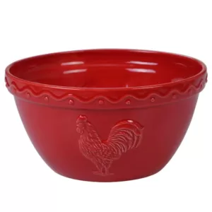 Certified International Homestead Rooster Multi-Colored 10 in. Deep Bowl