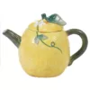 Certified International 24 oz. Citron 3-D Multi-Colored Lemon Teapot