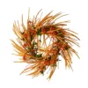 Worth Imports 22 in. Paper Flower/Leaves Wreath