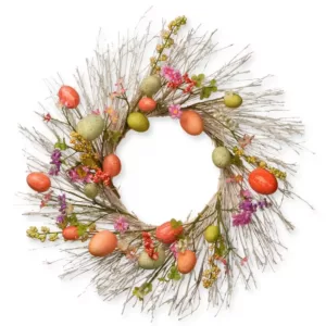 National Tree Company 24 in. Easter Egg Wreath