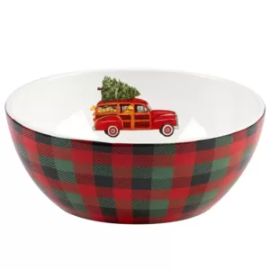 Certified International Home For Christmas Serving Bowl