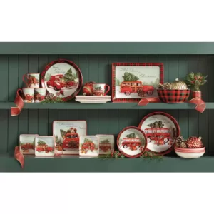 Certified International Home For Christmas Serving Bowl