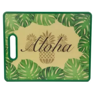 Home Basics Tropical Collection Aloha Plastic Cutting Board
