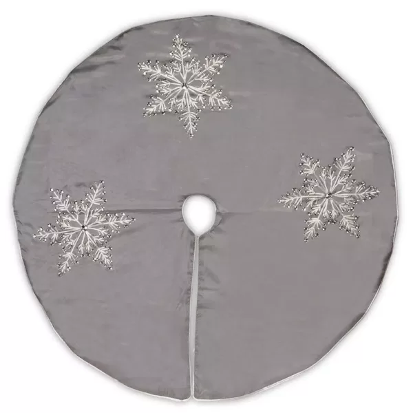 National Tree Company 42 in. Snowflakes Design Tree Skirt