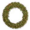 National Tree Company 72 in. Garwood Spruce Wreath with Warm White LED Lights