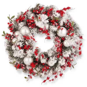 National Tree Company 24 in. Christmas Artificial Wreath