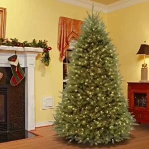National Tree Company 9 ft. PowerConnect Dunhill Fir Tree with Clear Lights