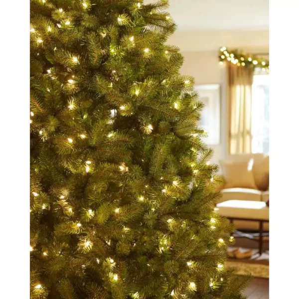 National Tree Company 7.5 ft. Pre-Lit Green Douglas Fir Down Swept Artificial Christmas Tree with Clear Lights