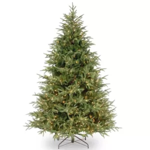 National Tree Company 7 ft. Feel Real Frasier Grande Hinged Tree with 800 Dual Color LED Lights