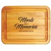 Catskill Craftsmen Meals and Memories Branded Wood Cutting Board