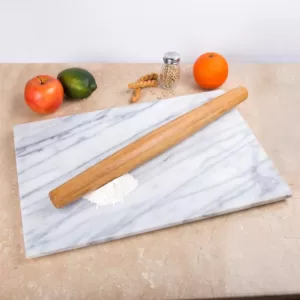 Creative Home Exotic Bamboo Tapered Solid Rolling Pin for Baking Pizza Pie Pastry Dough