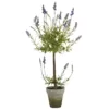 Nearly Natural 34 in. Lavender Topiary Artificial Tree