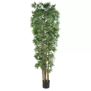 Nearly Natural 7 ft. Bamboo Japanica Silk Tree