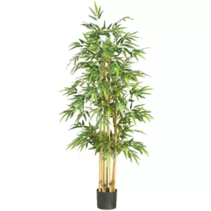 Nearly Natural 64 in. Bamboo Silk Tree