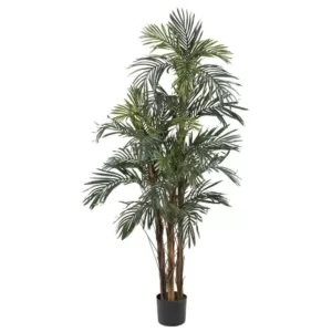 Nearly Natural 5 ft. Indoor Robellini Palm Artificial Silk Tree